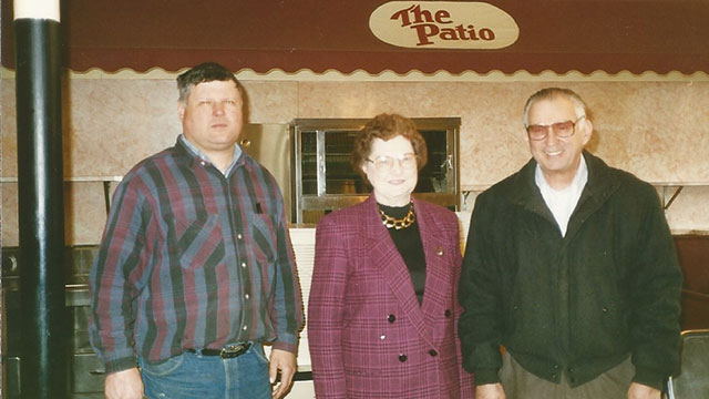 Jackie's Uncle John, Grandma Katherine and Grandpa Robert.